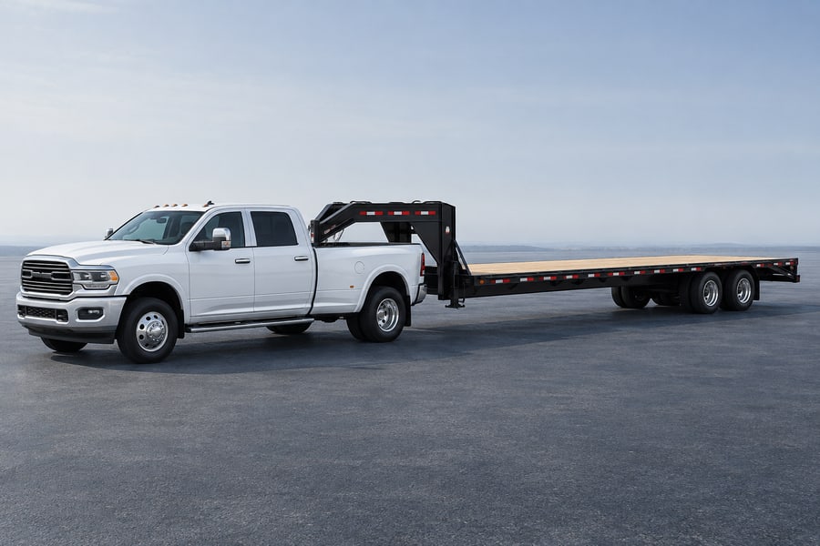 Hotshot gooseneck trailer